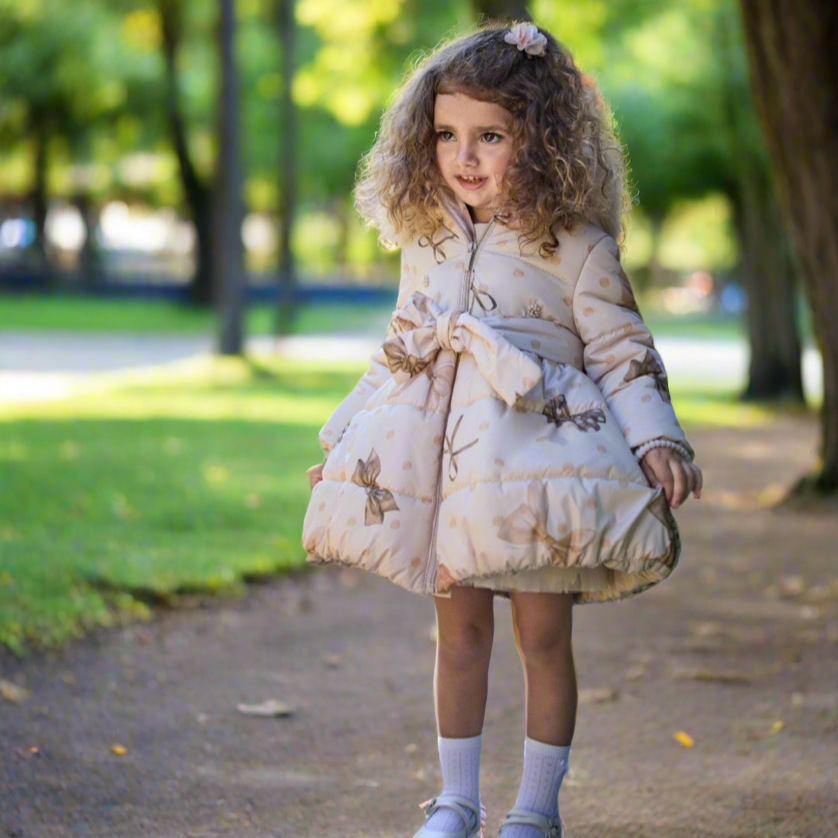 Bow Beige Coat
